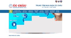 Desktop Screenshot of nhakhoaucchau.com